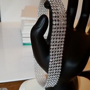 La Ti Da Handmade Creations Rhinestone Chocker 12 " + 3" extender